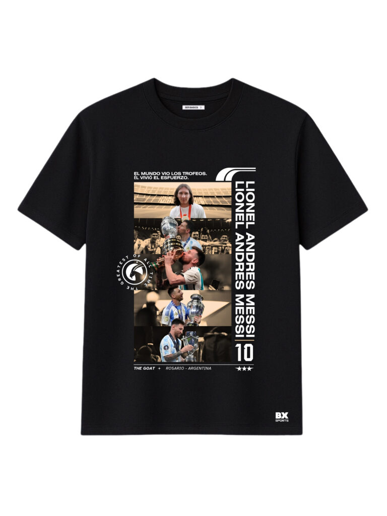 remera trofeos messi